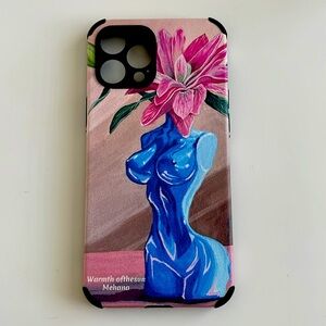 Blossoming femininity custom iPhone 12 Pro Max case original art